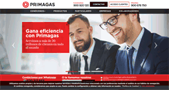 Desktop Screenshot of primagas.es